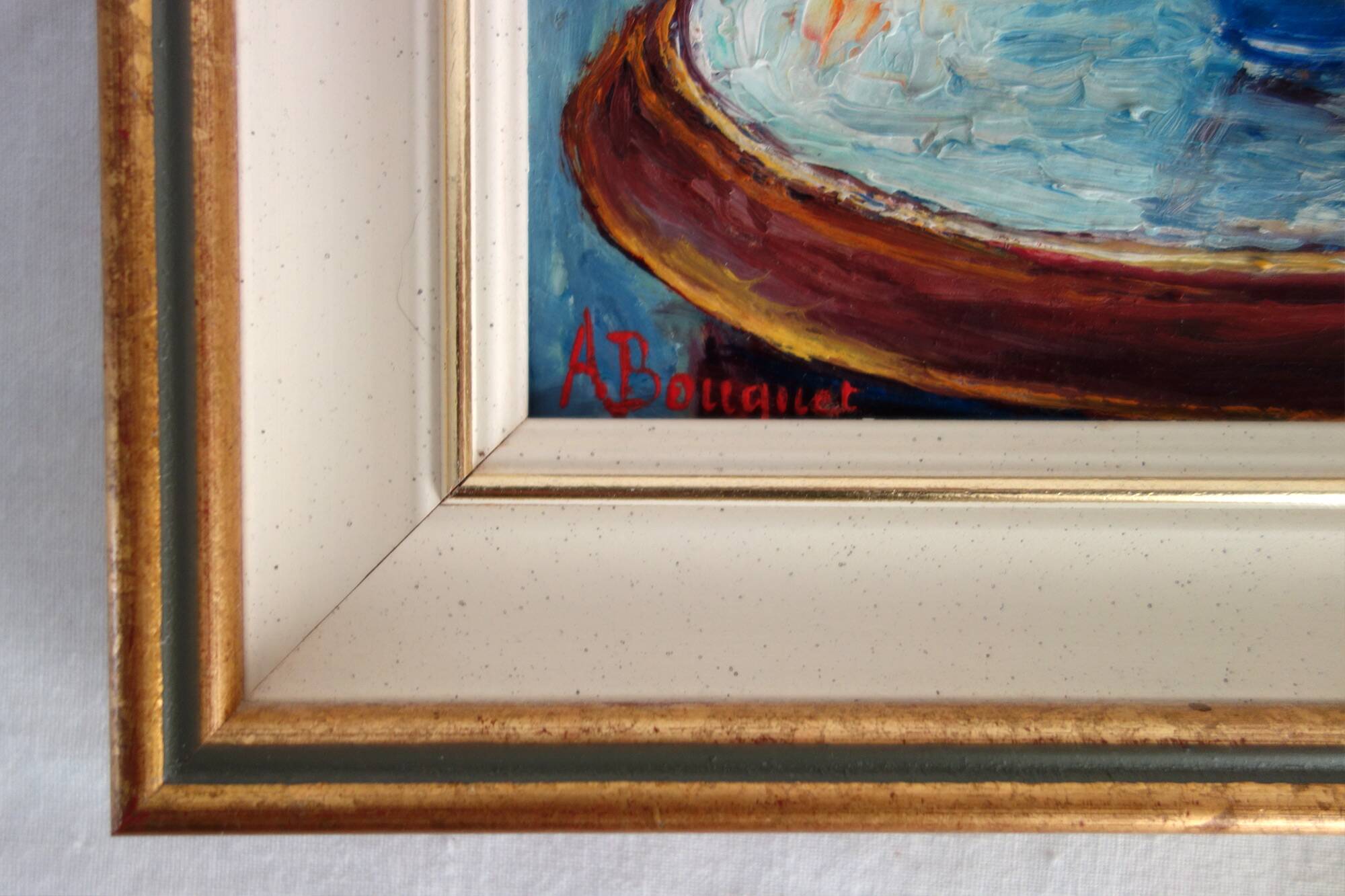 2 still lifes of flowers Alphonsive Bouquet, 1940s/1950s