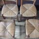 Lot de 4 chaises bois asssise paillée