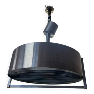 Brushed steel suspension