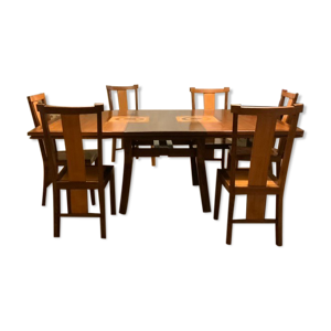 table à manger avec - chaises