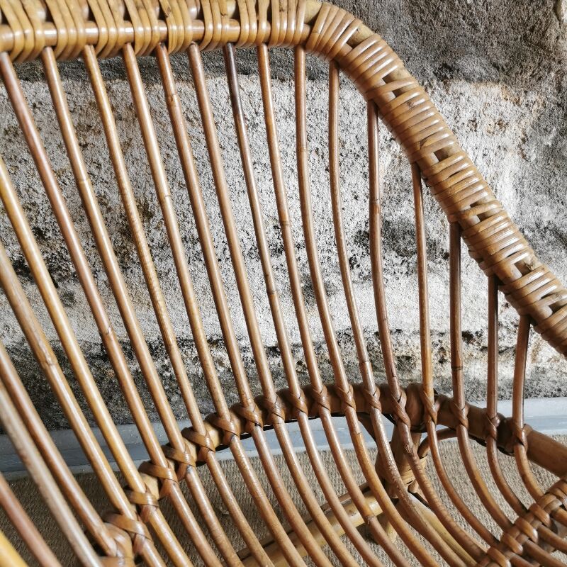 Rattan armchair for children