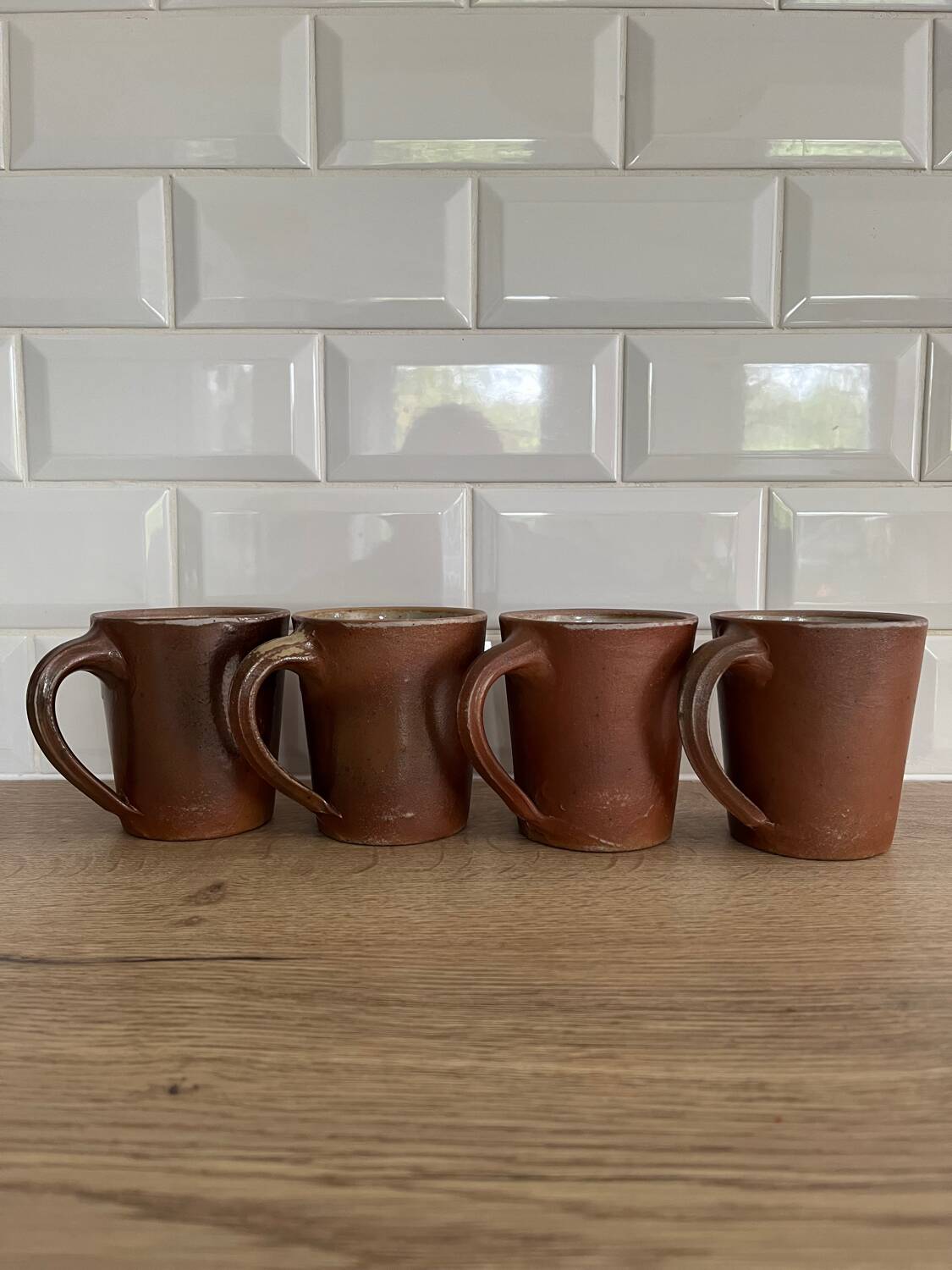 Lot de 4 tasses artisanale en céramique