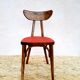 4 chairs Bistro/banana style Luterma sitting vintage Red