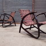Pair of Jan Vanek armchairs for Up Zavody 1930