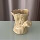 Vintage Italian Ceramic Tree Stump Vase – Bark Texture – Made in Italy