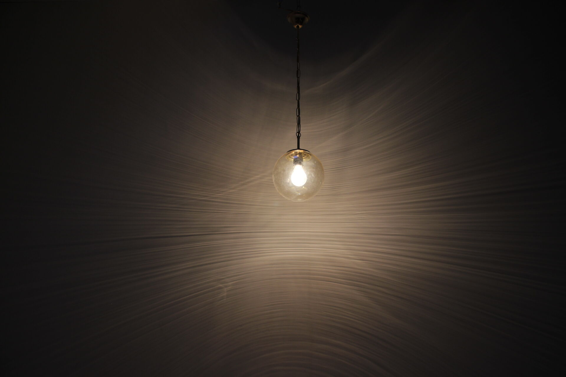 Hanging lamp Kamenický Šenov, 1970