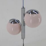 Art Deco Pink Pendant, 1930, Restored