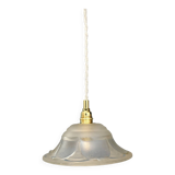 Vintage glass flower pattern lampshade pendant light