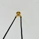 Large Adjustable Brass Pendant Lamp with Counterweight by Florian Schulz