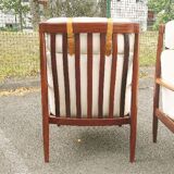 Pair of armchairs by Grete Jalk, Glostrup Publishing, Denmark