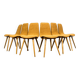 Set Of 6 Chairs, A-6150 By FAMEG, Poland, 1960’S