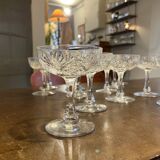 Beautiful lot of crystal glasses from Saint Louis
