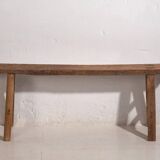 Banc ancien en bois massif (c.1870) #20