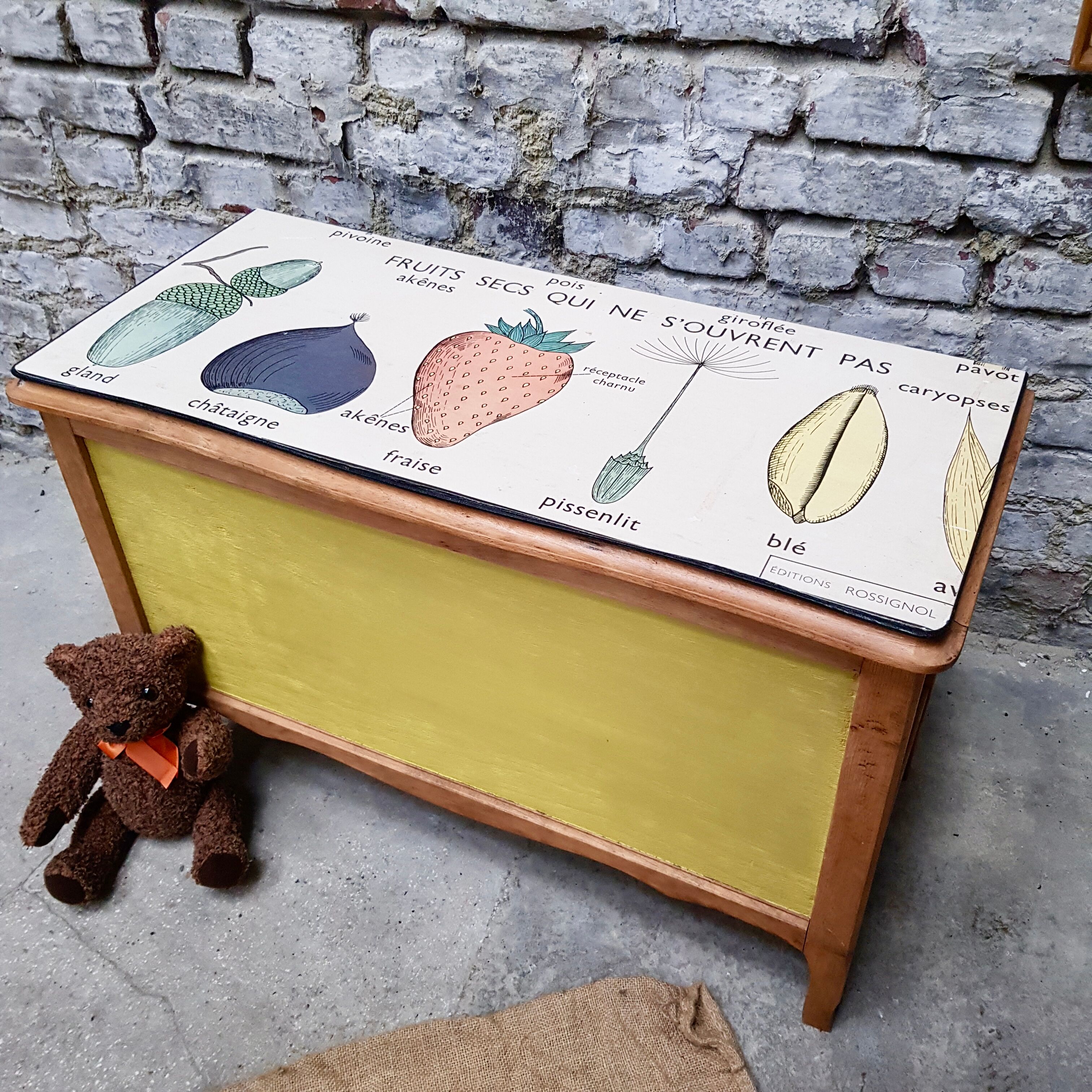 Banc coffre de rangement