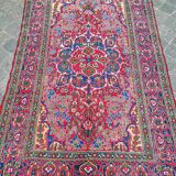 Tapis d'orient fait main ancien persan esfahan 2,15 x 1,35 m