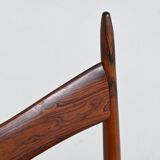 H. Vestervig Eriksen set of nine dining chairs rosewood Tromborg Denmark 1960