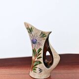 Vintage Vallauris Vase Atelier Tess - Handcrafted Thistle Decor