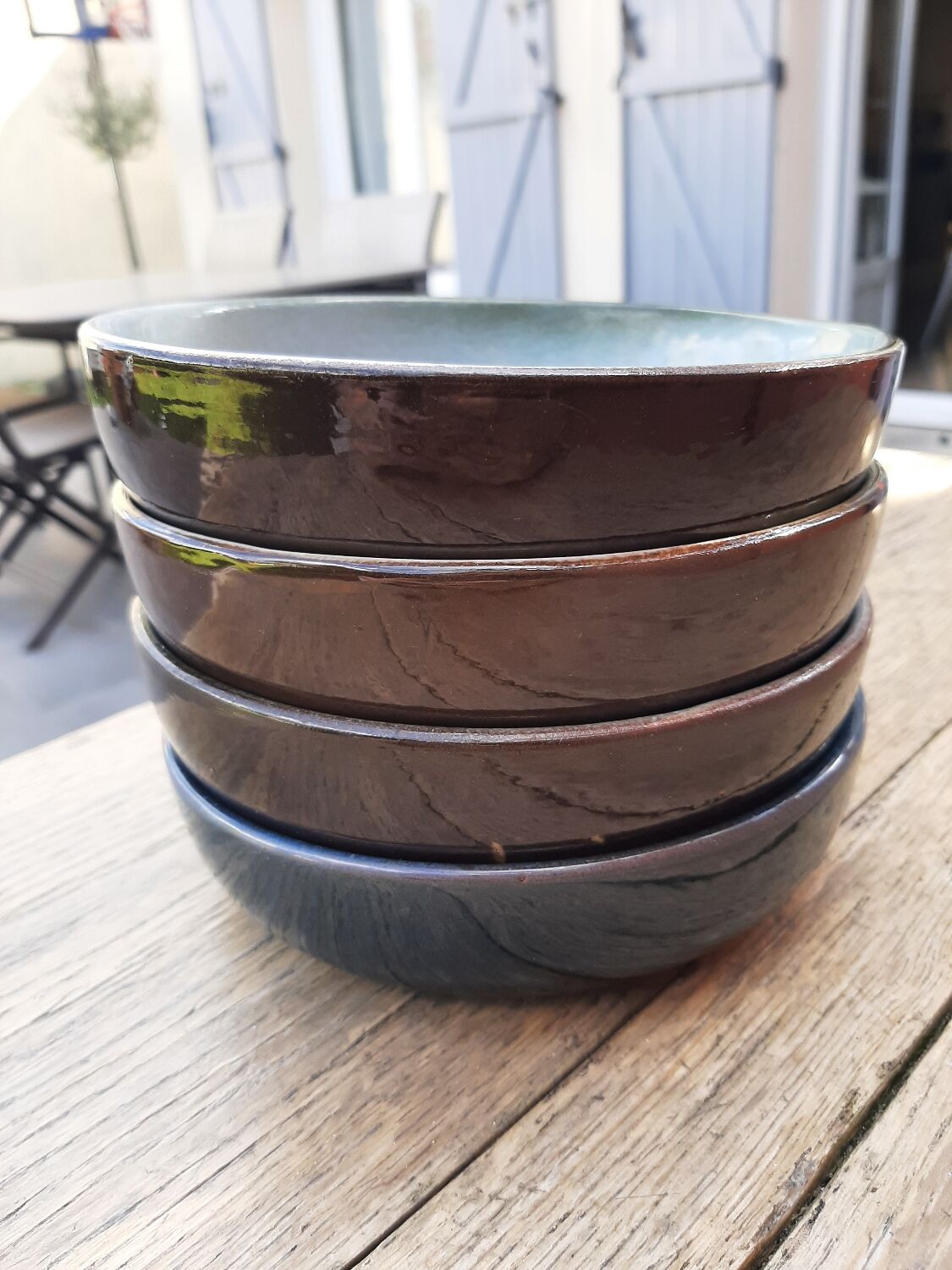 Rimmed plates Abbaye Ceramic