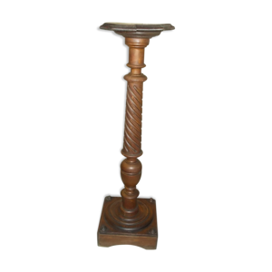 Colonne sellette en bois
