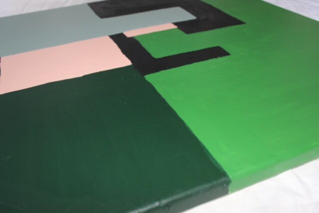 Abstract green to block