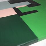 Abstract green to block
