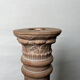 Antique style ceramic candle holder
