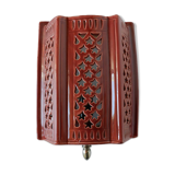 Open earthenware wall lamp