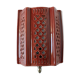 Open earthenware wall lamp
