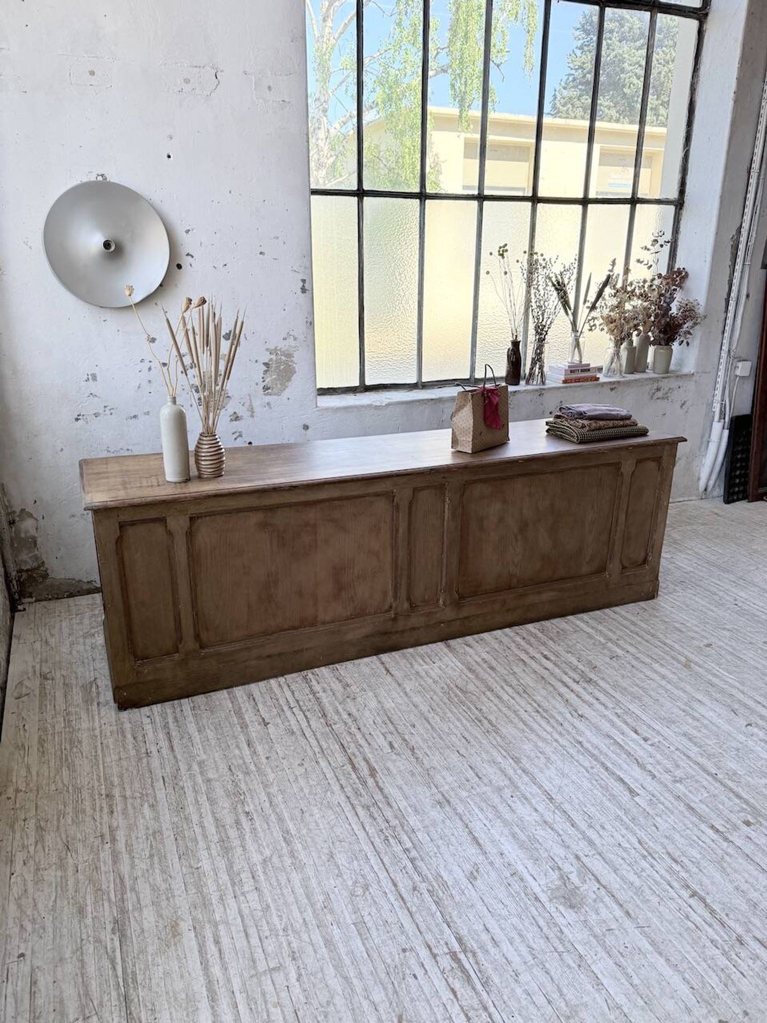 Oak workbench 250 cm XL 1950