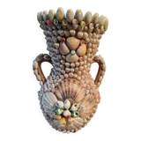 Vase decorated with shells 1940s