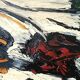 Abstract painting by Simone Ciani, oil on canvas, 1990s