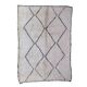 Beni Ourain Moroccan rug white - 296 x 200 cm