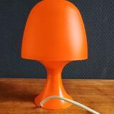 Vintage table lamp/Orange plastic mushroom lamp