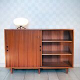 Burwood bookcase, mahogany and display case, 1976