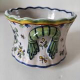 Small polychrome earthenware pot – Fourmaintraux-Courquin Desvres