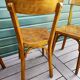 Trio of Baumann bistro chairs