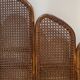 Vintage bamboo cane headboard