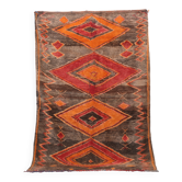 Tapis marocain vintage 159 x 238 cm - Tapis berbère bohème - Tapis en laine antique