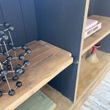 Double-sided counter with XL oak compartments