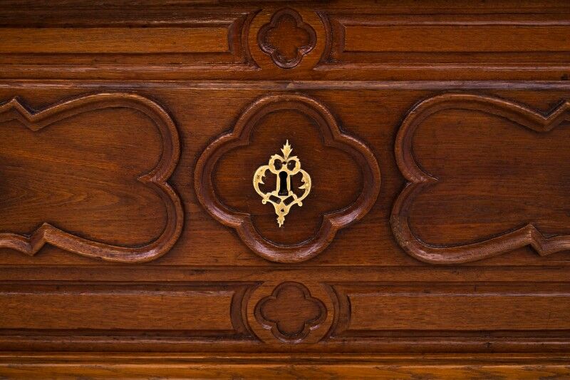 Double-leaf wardrobe, France, circa 1820. After renovation