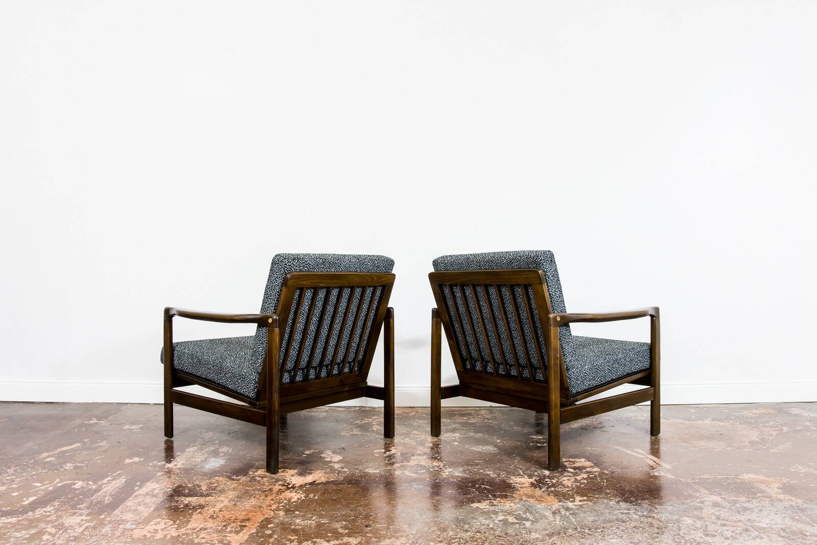 Pair of B7522 armchairs by Zenon Bączyk 1960's