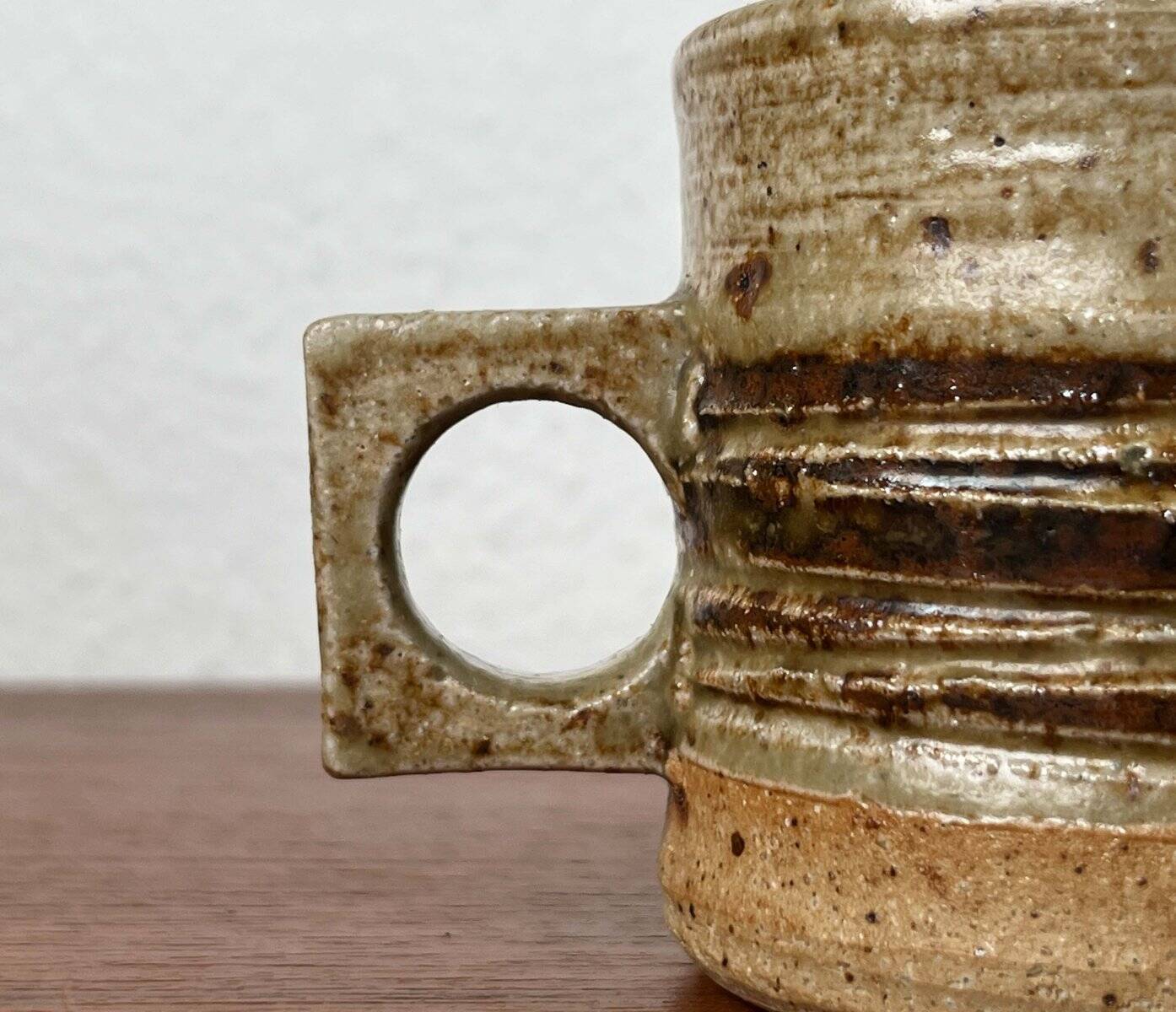 Mid-century studio pottery carafe by Tue Poulsen for Tue Keramik, 1960s.