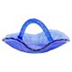 Vintage Blue Decorative Glass Bowl, Drost, Europe, 1960s