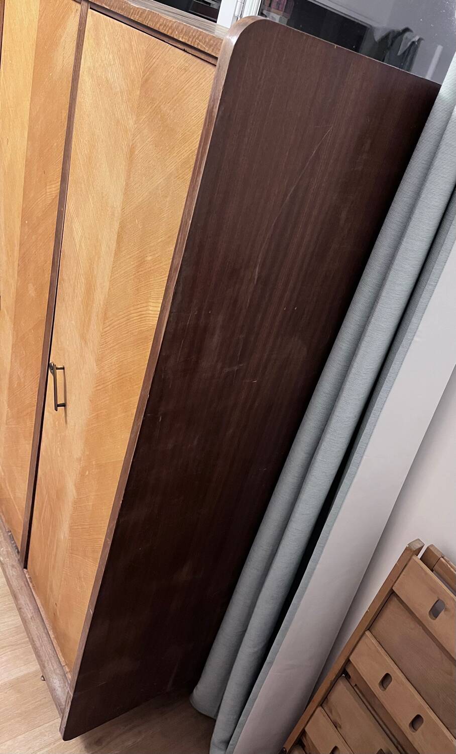 1960s wooden wardrobe