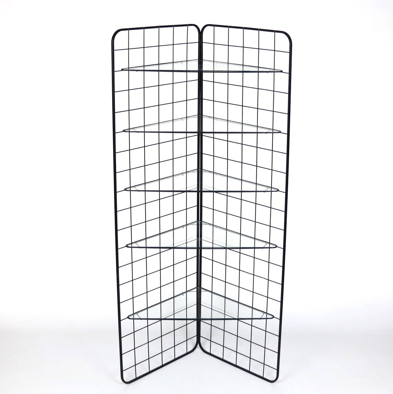 Grande étagère d'angle années 90