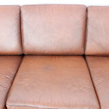 Sofa 3 places leather