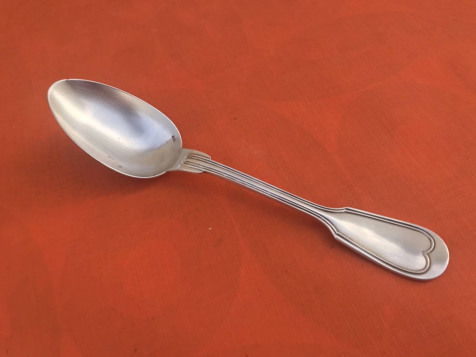2 old table (soup) spoons, known as filigree or Chinon model.