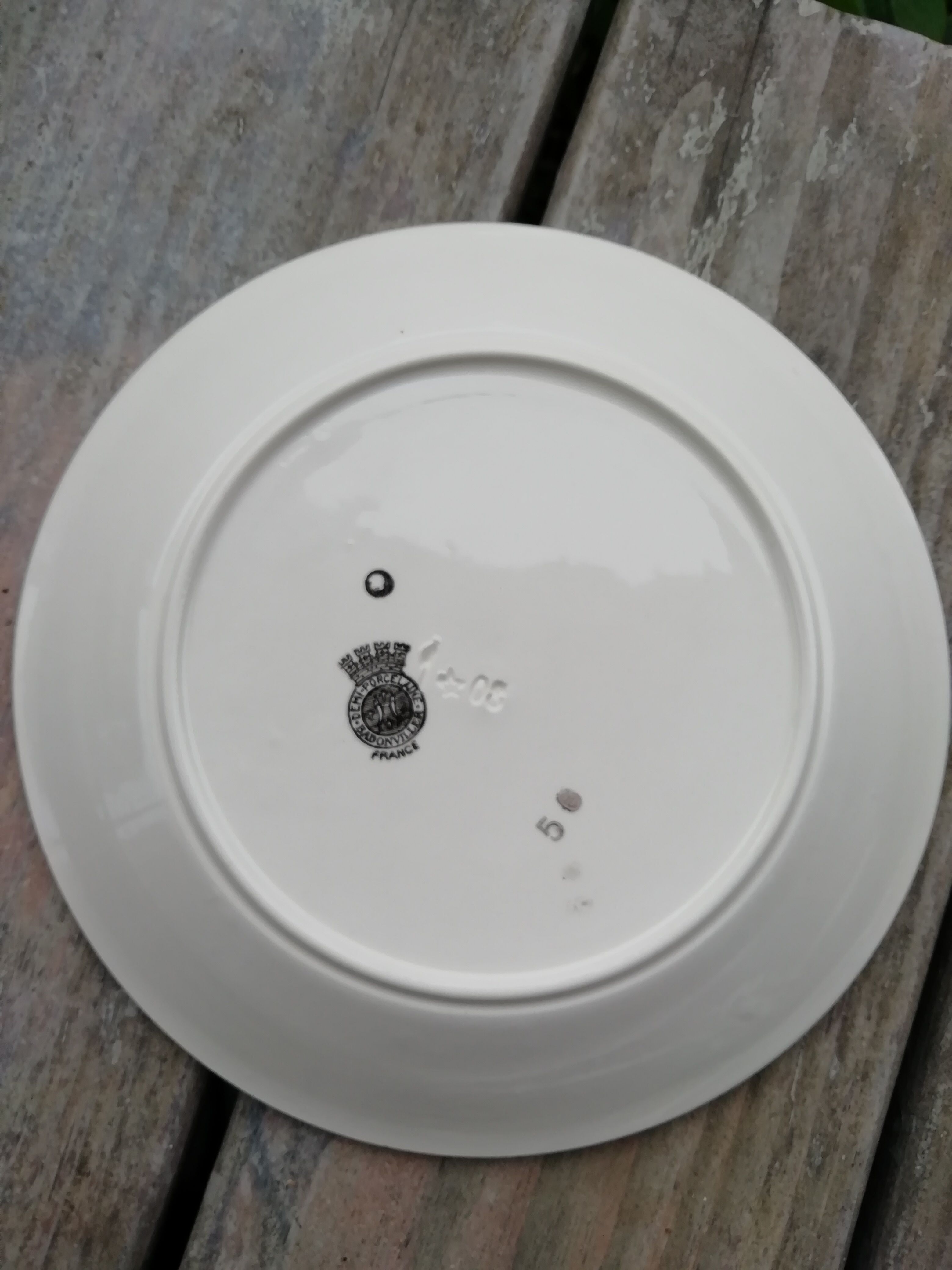 Lot of dessert plates badonviller