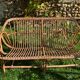 Ball rattan lounge consisting of a sofa and 2 armchairs
