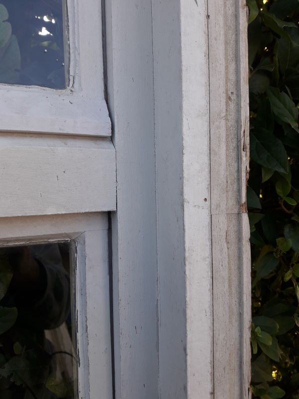 Wooden canopy 3 windows with bellows and abbatant